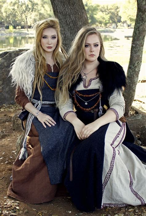 authentic viking clothes|female traditional viking clothing.